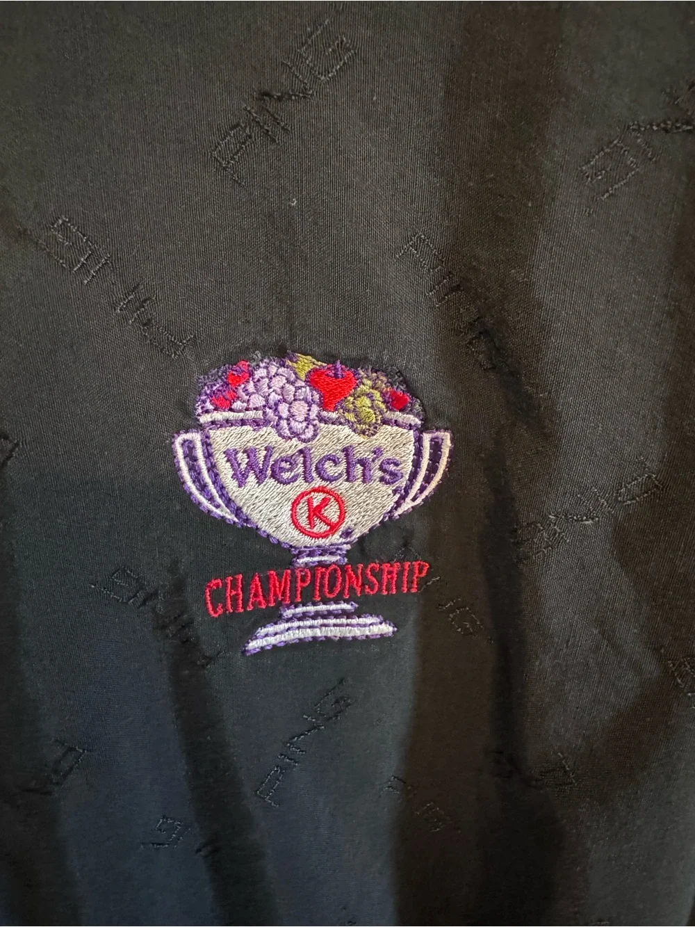 Vintage 1990s PING Golf Welch’s Championship  V-Neck Windbreaker Pullover